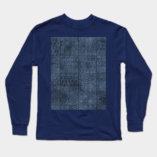 Dark Blue Tails Long Sleeve T-Shirt